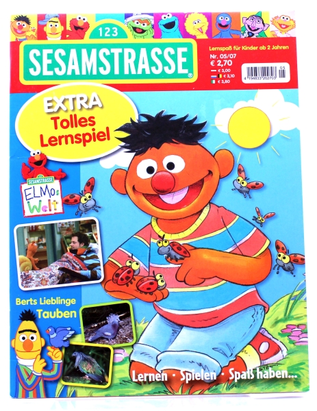 123 Sesamstrasse (Sesame Street) Zeitschrift - Lernen, Spielen, Spaß haben Nr. 5 (2007) von Panini